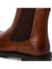 s.Oliver Leder-Boots in Hellbraun