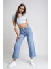 Monki Spijkerbroek - comfort fit - lichtblauw