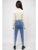 Monki Dżinsy - Tapered fit - w kolorze błękitno-niebieskim