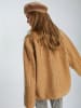 Monki Teddyjacke in Camel