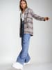 Monki Blazer in Dunkelbraun/ Creme