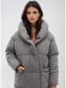 Monki Wintermantel grijs