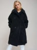 Monki Teddymantel zwart