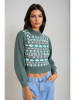 Monki Pullover in Petrol