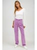 Monki Dżinsy - Comfort fit - w kolorze fioletowym