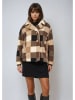 Monki Teddyjacke in Beige/ Braun