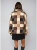 Monki Teddyjacke in Beige/ Braun