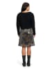 CARTOON Kleid in Schwarz/ Braun