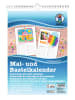 URSUS Mal- & Bastelkalender in Weiß