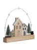 Hollybell Dekoracyjna lampa LED w kolorze beżowym - 32 x 29 x 5 cm