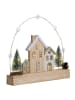 Hollybell Dekoracyjna lampa LED w kolorze beżowym - 32 x 29 x 5 cm