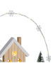Hollybell Dekoracyjna lampa LED w kolorze beżowym - 32 x 29 x 5 cm
