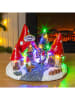 Hollybell Dekoracyjna lampa LED "Gnome Pub" ze wzorem - 22 x 16,2 x 17 cm