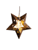 Hollybell Solarna lampa dekoracyjna LED "Star dance" w kolorze złoto-szarym - dł. 70 cm