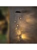 Hollybell LED-Solar-Dekoleuchte "Star dance" in Grau/ Gold - (L)70 cm