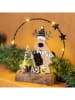 Hollybell Dekoracyjna lampa LED w kolorze brązowym - 16 x 17 x 4,5 cm