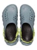 Crocs Chodaki "Echo" w kolorze szaro-limonkowym