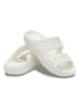 Crocs Pantoletten "Classic Floral" in Weiß