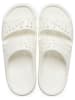 Crocs Pantoletten "Classic Floral" in Weiß