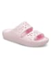 Crocs Klapki "Classic Floral" w kolorze jasnoróżowym