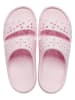 Crocs Klapki "Classic Floral" w kolorze jasnoróżowym