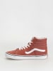 Vans Skórzane sneakersy "SK8-Hi" w kolorze brązowym
