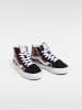 Vans Leren sneakers "SK8-Hi Reissue Side Zip" zwart/meerkleurig