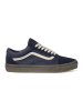 Vans Skórzane sneakersy "Old Skool" w kolorze granatowym