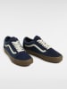 Vans Leren sneakers "Old Skool" donkerblauw