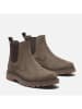 Timberland Skórzane sztyblety "Britton Road Mid" w kolorze brązowym