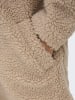 ONLY Płaszcz pluszowy "ONLNEWAURELIA Sherpa Coat" w kolorze beżowym
