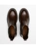 Marc O'Polo Shoes Skórzane sztyblety "Cosi" w kolorze brązowym