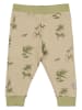 mikk-line Legginsy (2 pary) w kolorze zielono-beżowym