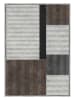 CARPET DIEM Kurzflor-Teppich in Grau/ Braun