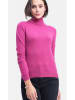 ASSUILI Rollkragenpullover in Fuchsia