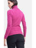 ASSUILI Rollkragenpullover in Fuchsia