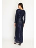 ASSUILI Paillettenkleid in Dunkelblau