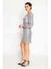 ASSUILI Paillettenkleid in Silber