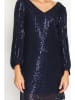 ASSUILI Paillettenjurk donkerblauw