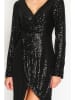 ASSUILI Paillettenjurk zwart