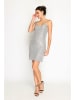 ASSUILI Paillettenkleid in Silber