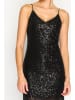 ASSUILI Paillettenkleid in Schwarz