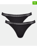 Sloggi 2er-Set: Slips in Schwarz