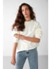 Happiness Istanbul Bluza w kolorze kremowym