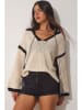 Happiness Istanbul Pullover in Beige