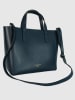 Victor & Hugo Paris Leren handtas "Opale" donkerblauw - (B)29 x (H)24 x (D)14 cm
