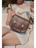 Victor & Hugo Paris Leren schoudertas "Ruth" lichtbruin - (B)26 x (H)20 x (D)8 cm