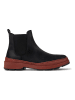 Camper Leren chelseaboots zwart/lichtbruin