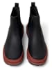 Camper Leren chelseaboots zwart/lichtbruin