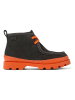 Camper Leren mocassins antraciet/oranje